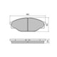 RDA PHANTOM CERAMIC BRAKE PAD SET GREAT WALL NISSAN TOYOTA RDC1205