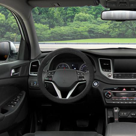 Repco Steering Wheel Cover Repreve, Black RRSWCYONBK