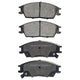RDA GP MAX LOW METALLIC BRAKE PAD SET HYUNDAI RDB1252