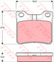 TRW Brake Pad Set