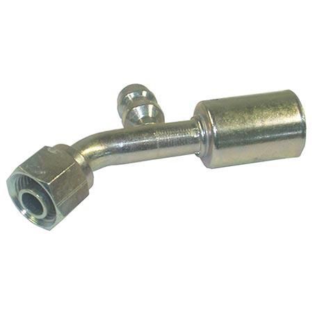 Atco Steel Fitting # 8 FOR - Beadlock #8 45° With R134a Port SBX1312-3