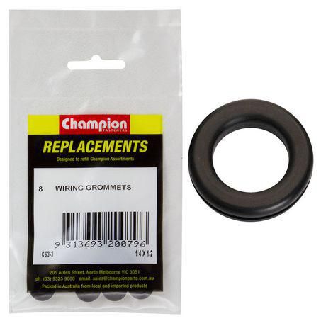 CHAMPION AUTO PARTS 1/4X1/2 Wiring Grommets Replacement Pack C63-3
