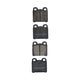 RDA BRAKES RDA GP Max General Purpose Low Metallic Brake Pad Set RDB3