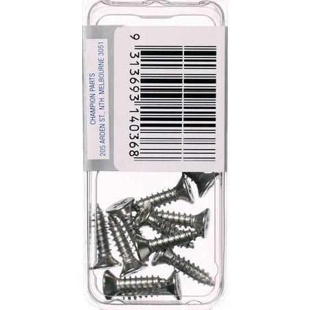 CHAMPION AUTO PARTS Champion Self Tapping Screw Pack 10G x 3/4in. CSP07