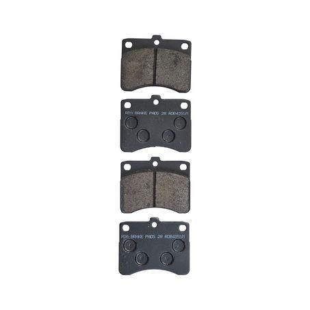 RDA BRAKES RDA GP Max General Purpose Low Metallic Brake Pad Set RDB435