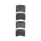 RDA BRAKES RDA GP Max General Purpose Low Metallic Brake Pad Set RDB435