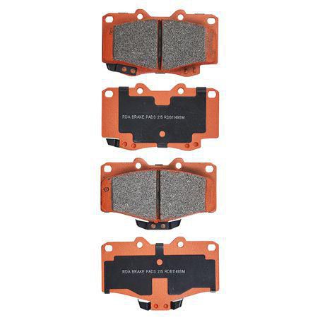 RDA GP MAX LOW METALLIC BRAKE PAD SET TOYOTA RDB1149