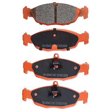 RDA BRAKES RDA GP Max General Purpose Low Metallic Brake Pad Set RDB2168