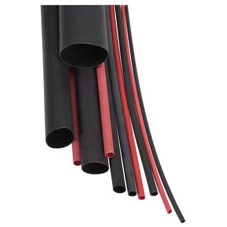 Narva HEAT SHRINK DUAL WALL BLACK ID: 3MM LENGTH: 1.2M