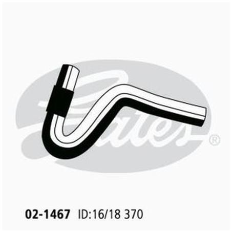Gates Moulded Heater Hose 02-1467