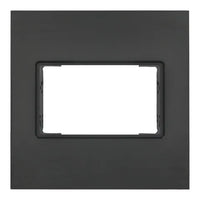 Universal Black Double DIN Dash Trim Plate | Blank Radio Bezel for Custom Installations