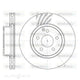 WOKING BRAKE DISC FRONT MERCEDES W211 312*28*25 67ID 64H - D6677.10