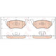 TRW Brake Pad Set (DB1996)
