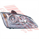 Ford HEADLAMP - R/H - CHROME - ELECTRIC/MANUAL - FORD FOCUS 2005-07