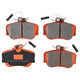 RDA BRAKES RDA GP Max General Purpose Low Metallic Brake Pad Set RDB1295