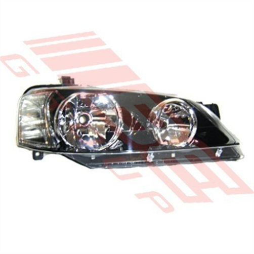 Ford HEADLAMP - R/H - BLACK REFLECTOR TYPE - FORD FALCON BA/BF1 2003