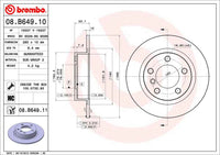 D/ROTOR RR MINI COOP R60 10> 280*10*8.4 SOL 5STUD 79id 50HT - 08.B649.11