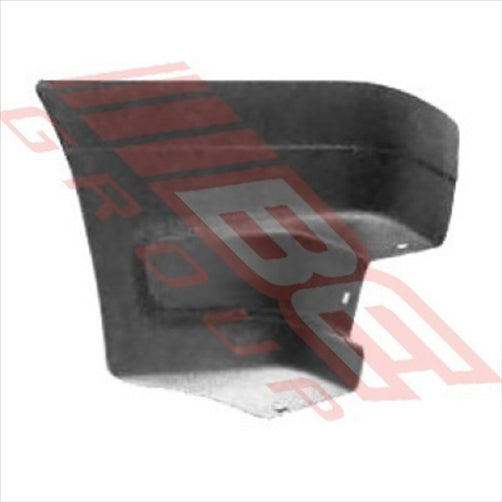 Ford FRONT BUMPER END - R/H - GREY PLASTIC - FORD COURIER/MAZDA 1986