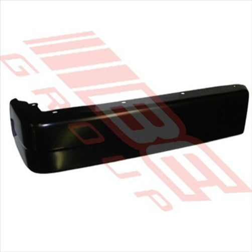Ford REAR BUMPER END - R/H - PAINTED METAL - FORD COURIER 1986