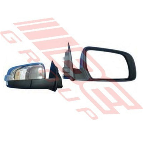 Ford DOOR MIRROR - L/H - ELECTRIC - W/LAMP - CHROME - FORD RANGER 2012