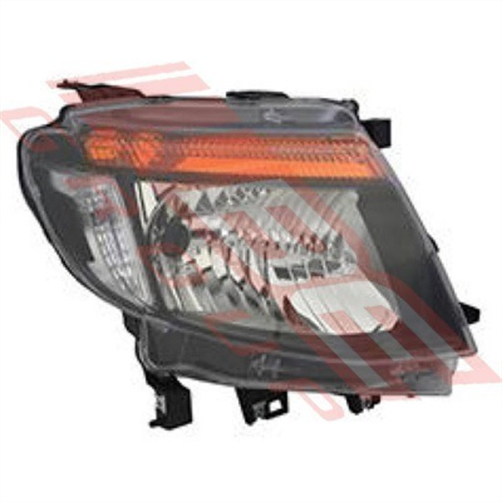 Ford HEADLAMP - R/H - WILDTRACK MANUAL - BLACK - FORD RANGER 2012