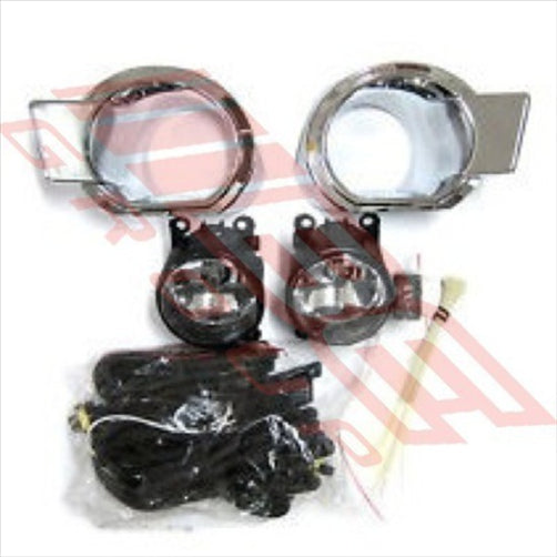 Ford FOG LAMP SET - L&R - W/WIRING & BEZEL - CHROME - FORD RANGER 2012