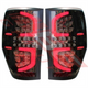 Ford REAR LAMP SET - L&R - LED - BLACK/SMOKEY - FORD RANGER 2012