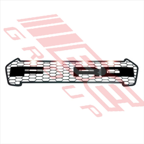 Ford GRILLE - ""FORD"" IN BLACK - WHITE LED - FORD RANGER 2015- F/LIFT