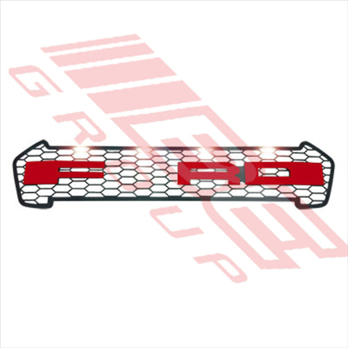 Ford GRILLE - ""FORD"" IN RED - WHITE LED - FORD RANGER 2015- F/LIFT