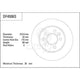 TRW Disc Brake Rotor 312.9mm x 30 min