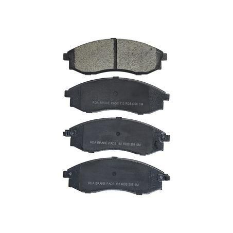 RDA GP MAX LOW METALLIC BRAKE PAD SET MITSUBISHI NISSAN RDB1308