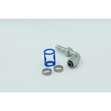 Burgaflex Steel Fitting # 8 FOR - Reduced Burgaclip Step Up #10 90° SCX1326