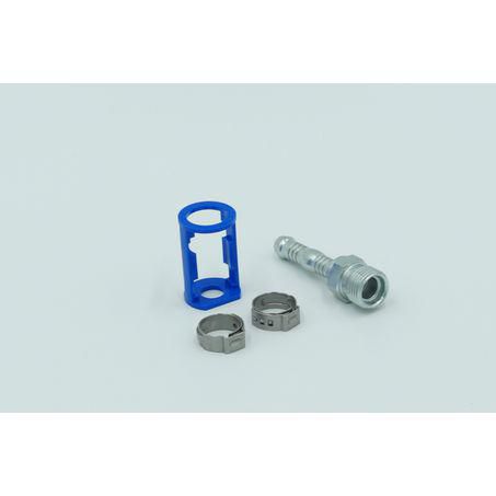 Burgaflex Steel Fitting # 6 MIOR - Reduced Burgaclip #6 Straight SCX1801