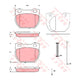 TRW Brake Pad Set