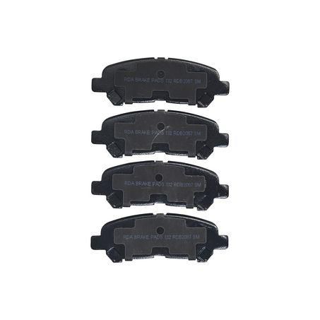 RDA GP MAX LOW METALLIC BRAKE PAD SET TOYOTA RDB2067