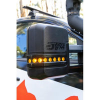 Towing Mirrors to suit Nissan Pathfinder & Navara, Black Pair DT-TM2005EBS