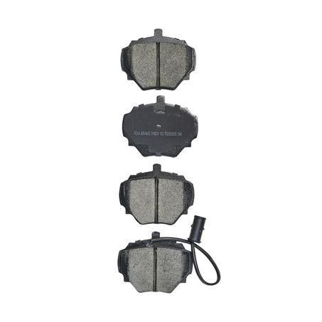 RDA GP MAX LOW METALLIC BRAKE PAD SET HONDA CROSSROAD LAND ROVER RDB1285
