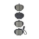 RDA GP MAX LOW METALLIC BRAKE PAD SET HONDA CROSSROAD LAND ROVER RDB1285