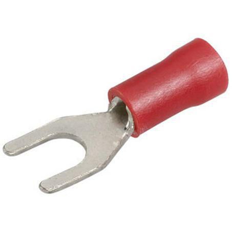 Narva Crimp Terminal Spade Red Terminal Entry 5mm Vinyl 100 Pce