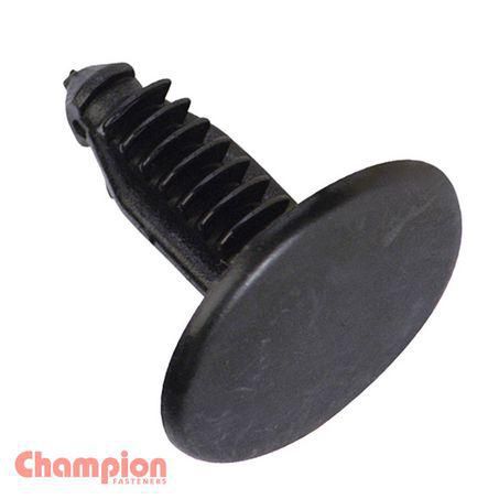 Champion Auto Parts Xmas Tree Clip Blk Domed 5.9-6.1 CBP59