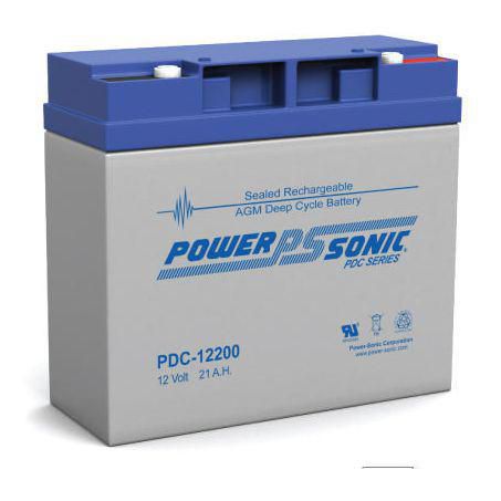 POWERSONIC AGM D/CYCLE 12V-21A/H