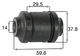 RUBR FR LWR ARM FR BUSH MIT LANCER COLT OUTLANDER - 26H060