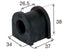 Sway Bar D Bush (ID18) CY4A, CX4A, GA3W - RR- 26I031