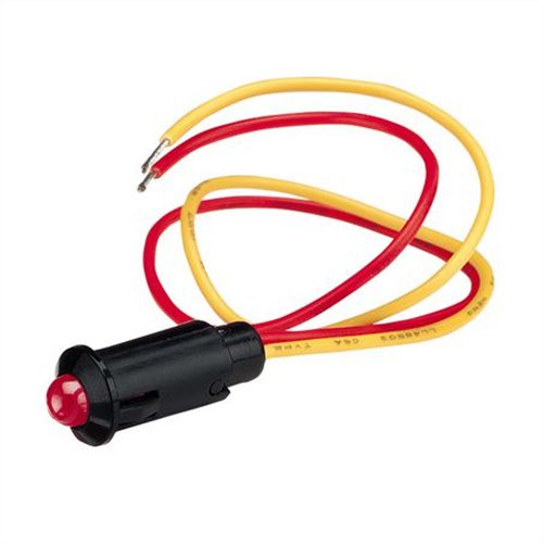 Narva Pilot Light Led Red 12V Pre Wired