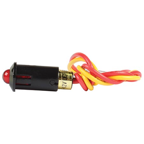 Narva Pilot Light Led Red 12V Pre Wired
