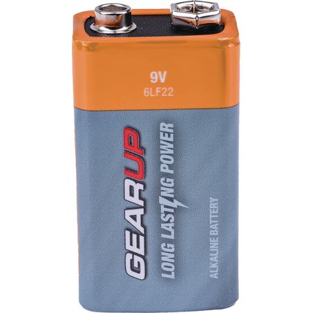 GEAR UP GearUp 9v Battery Alkaline 3pk GU9V-3