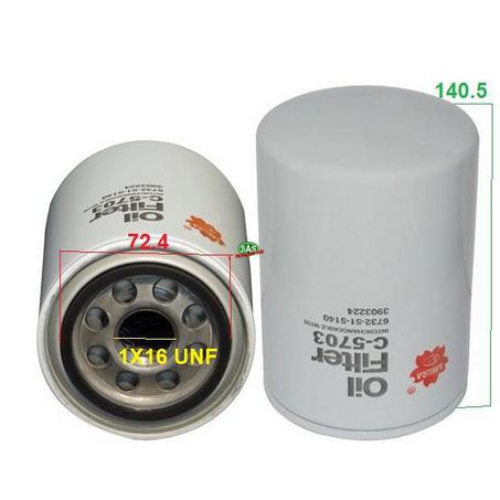 SAS AUTO PARTS OIL FILTER OFZ143