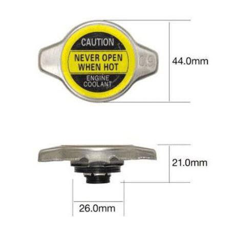Tridon Radiator Cap 13 Psi - 90 kPa Metal Bayonet 10 Pack CC1390-10