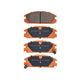 RDA BRAKES RDA GP Max General Purpose Low Metallic Brake Pad Set RDB429