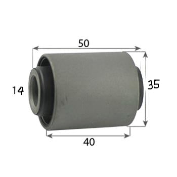 FRONT LOWER SHOCK BUSHING MITSUBISHI TRITON 4WD 05> - 26H107